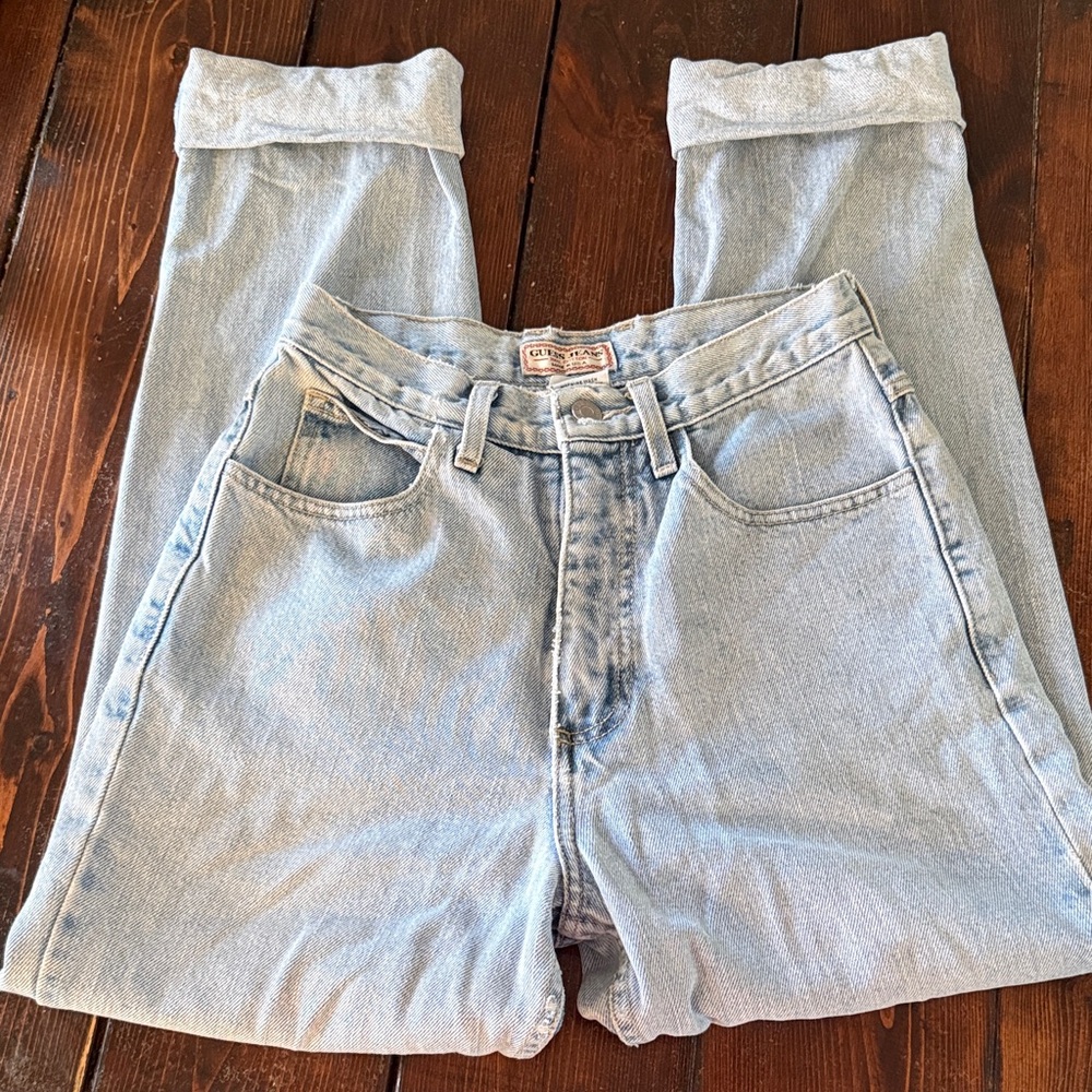 Guess Light Blue High-Rise Women’s Jeans